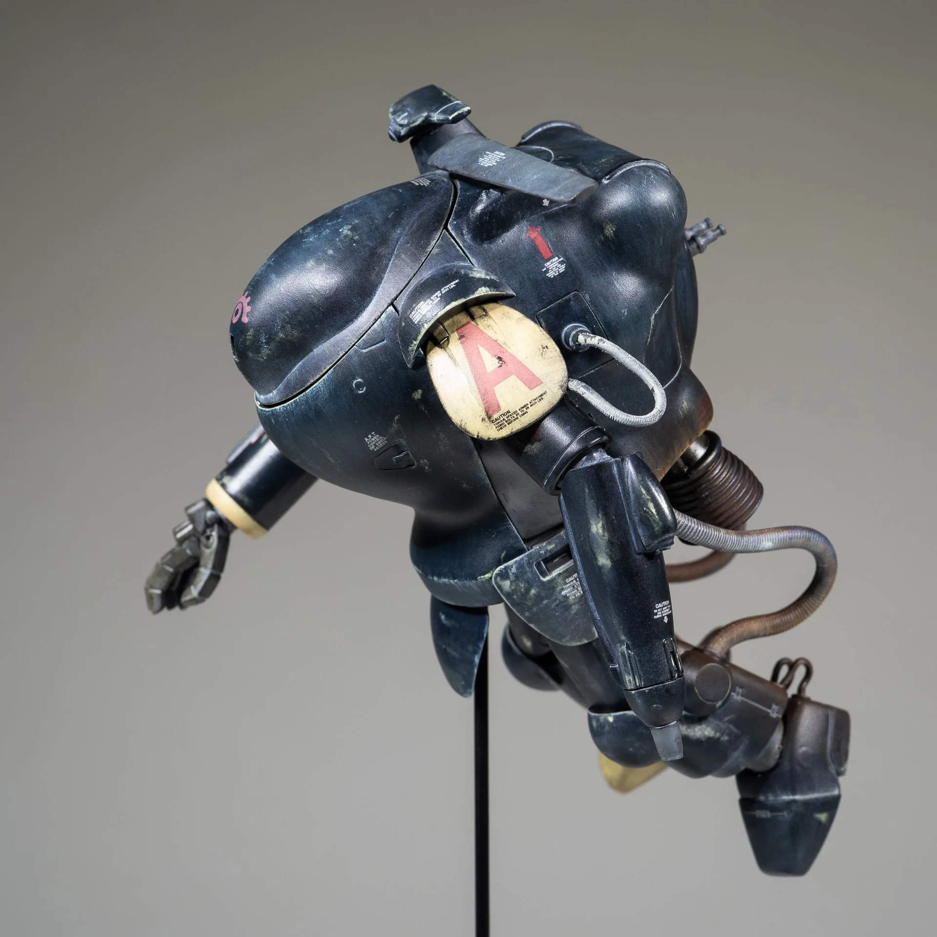Posing the Ma.K Snake-Eye for Flight! — Paint on Plastic